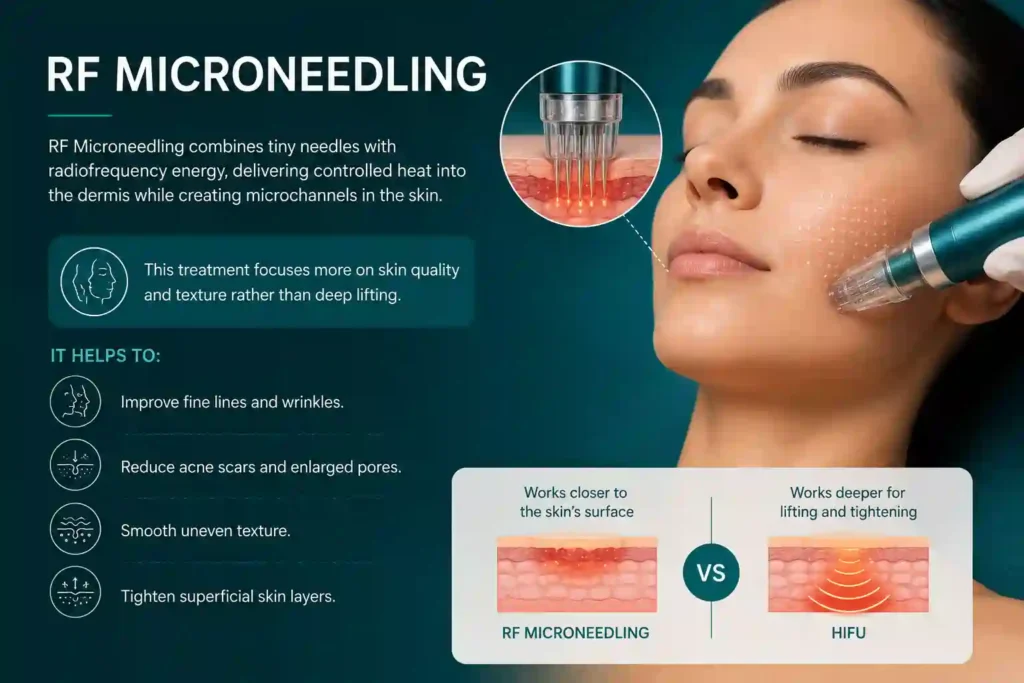 What Does RF Microneedling Do That HIFU Alone Cannot Wincanton
