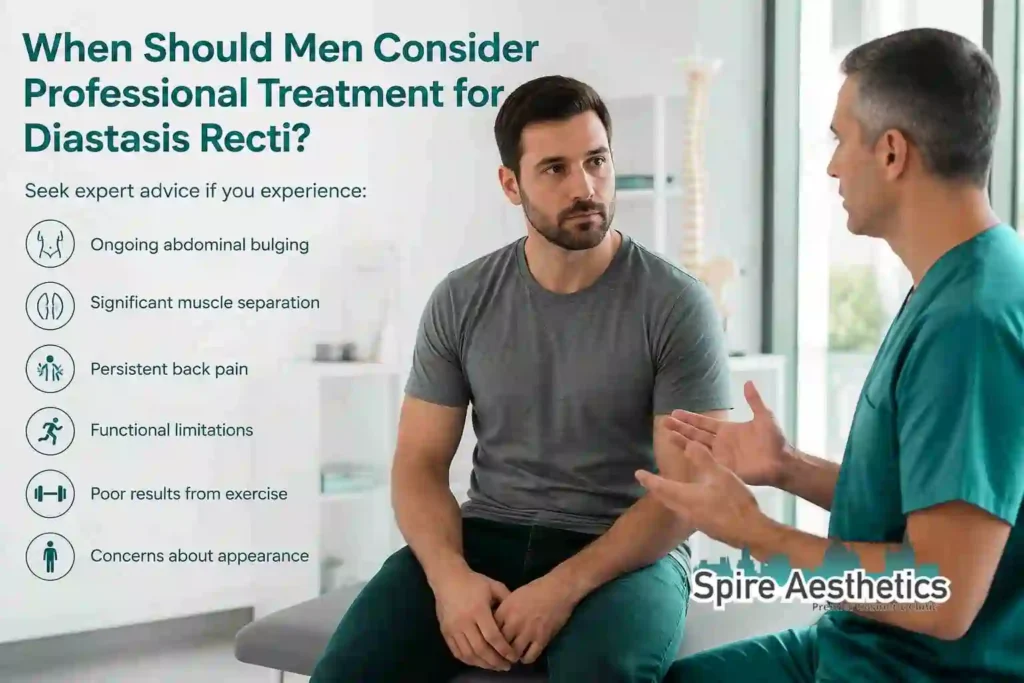 When Should Men Consider Professional Treatment for Diastasis Recti Wincanton?